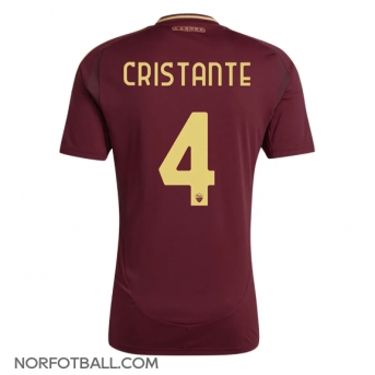 Billige Fotballdrakt AS Roma Bryan Cristante #4 Replika Hjemmedrakt 2024-25 Kortermet